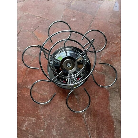 Stainless Steel 6 Cup Rotating Fundue Carousel Only - Picture 3 of 6